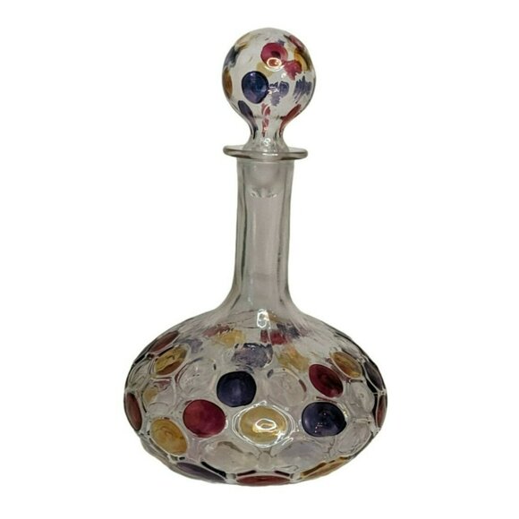 Nemo Glass Decanter - Max Kannegiesser, Borske Sklo Czechoslovakia 1960s MCM - Picture 1 of 8